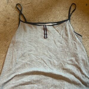 Old Navy Gray Ribbed Camisole